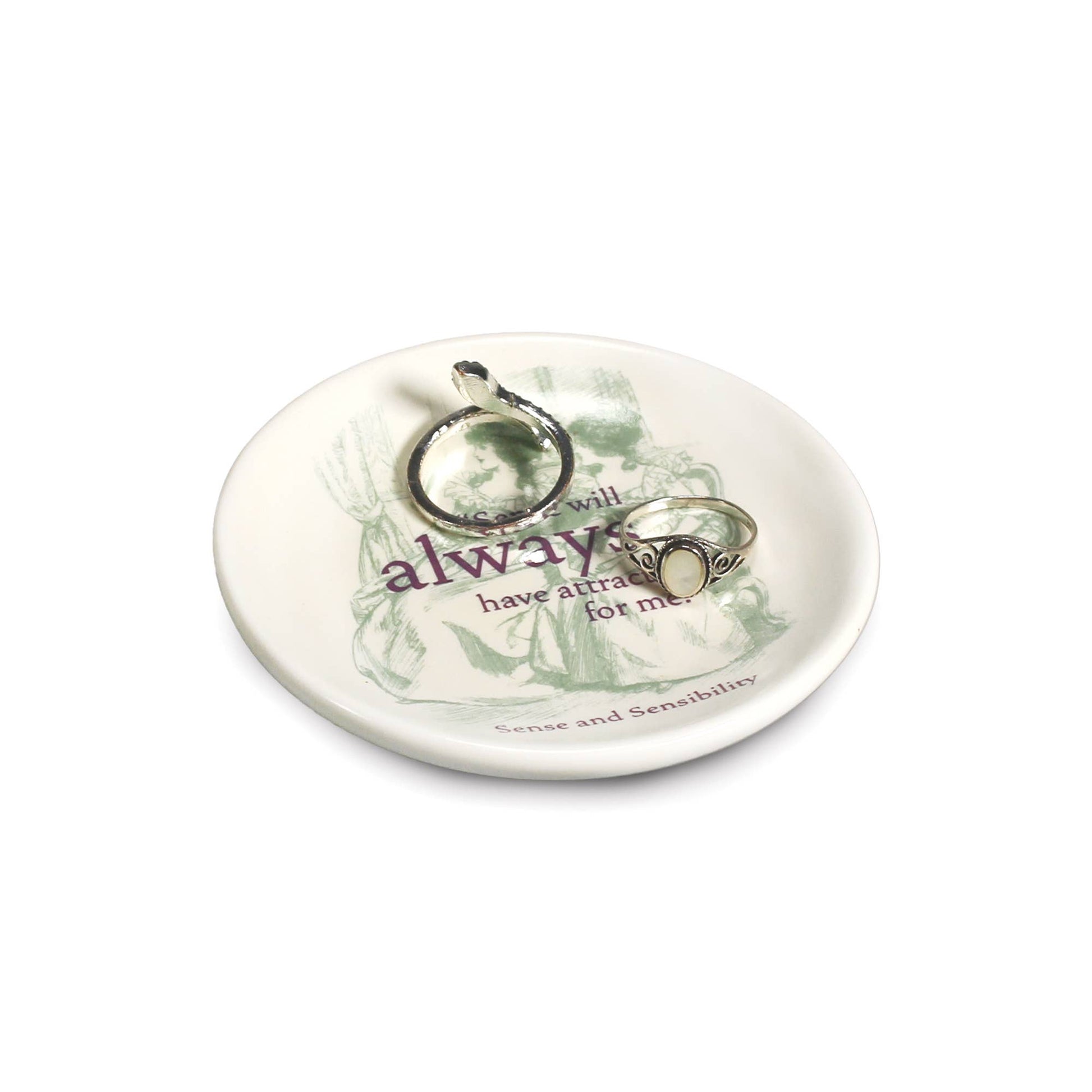 Piatto portagioie (8 cm) - Pulteney Press (Jane Austen)