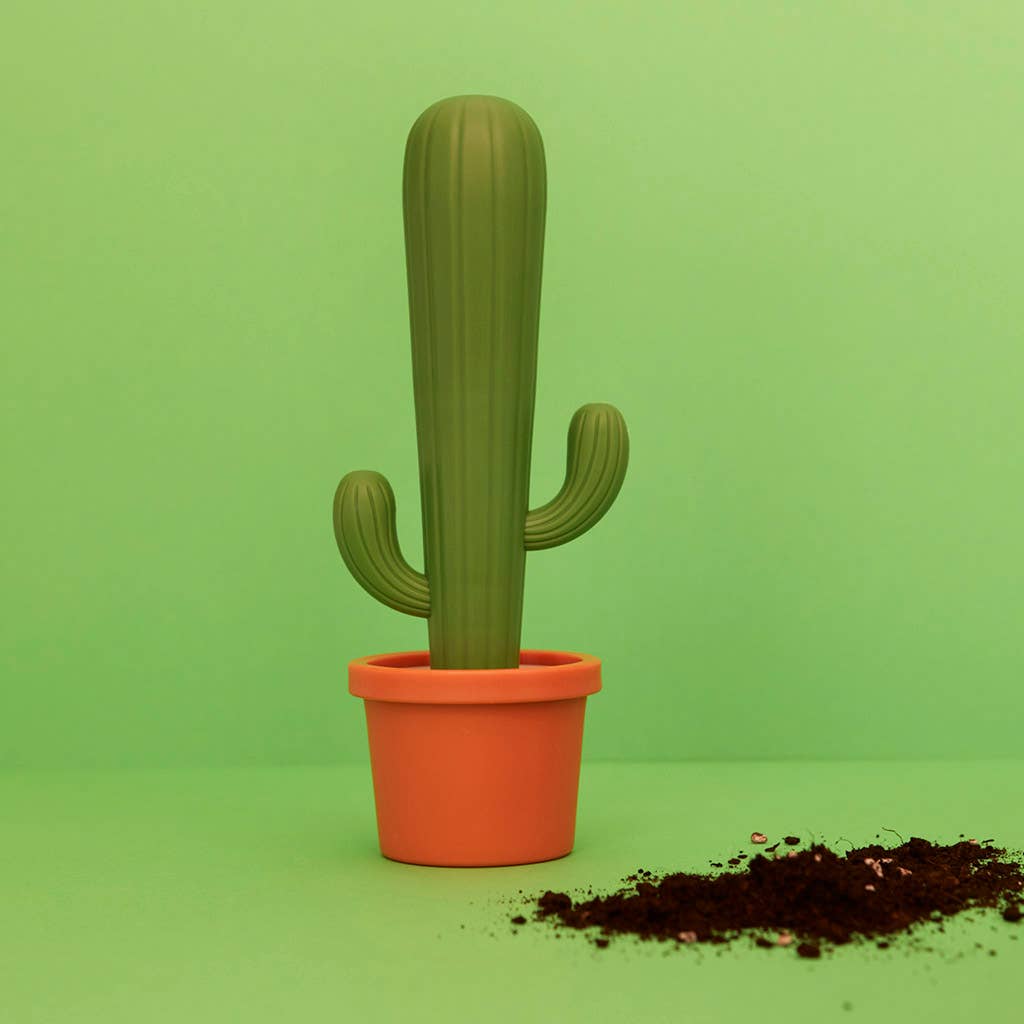 Green Cactus Dish Brush