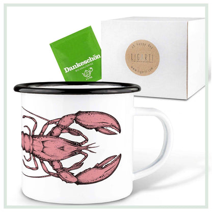 Enamel mug – Lobster