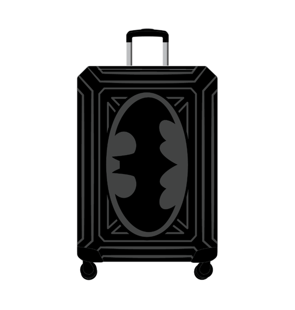 Valise rigide Batman noire en ABS