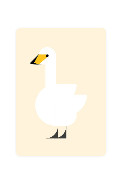 Carte postale avec Wild Swan