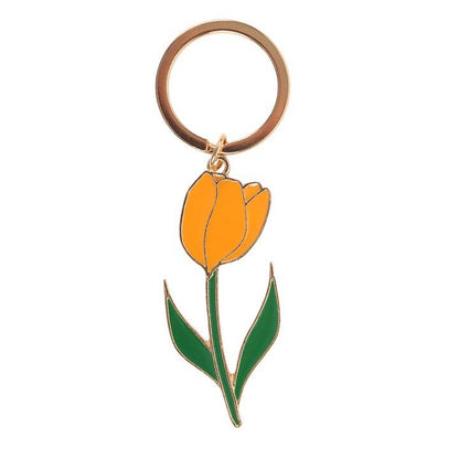 Yellow Tulip Keychain