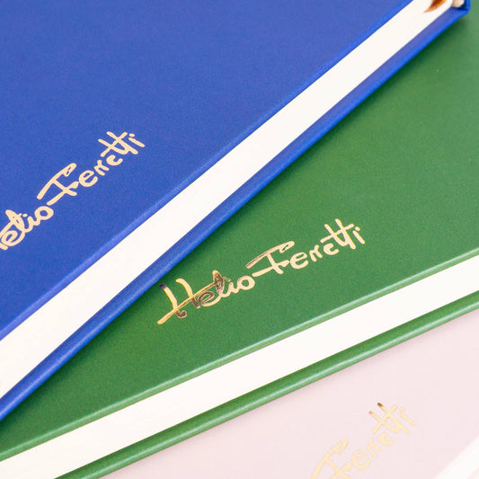 Carnet de Notes Aléatoires Vert Helio Ferretti Vue 2