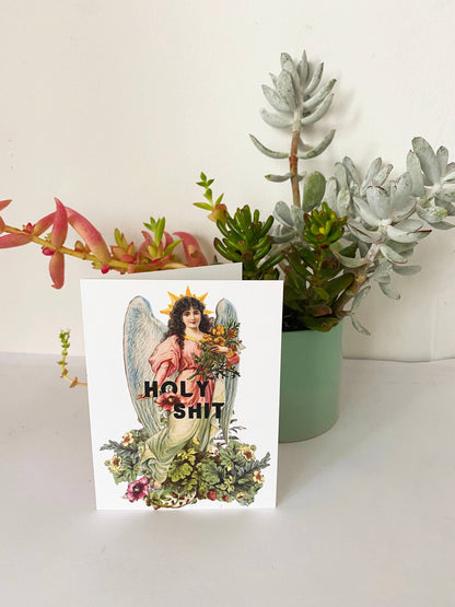 Holy Shit Greeting Card