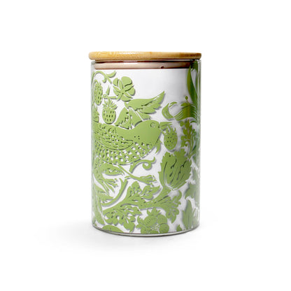 William Morris Sage Green Glass Food Storage Container