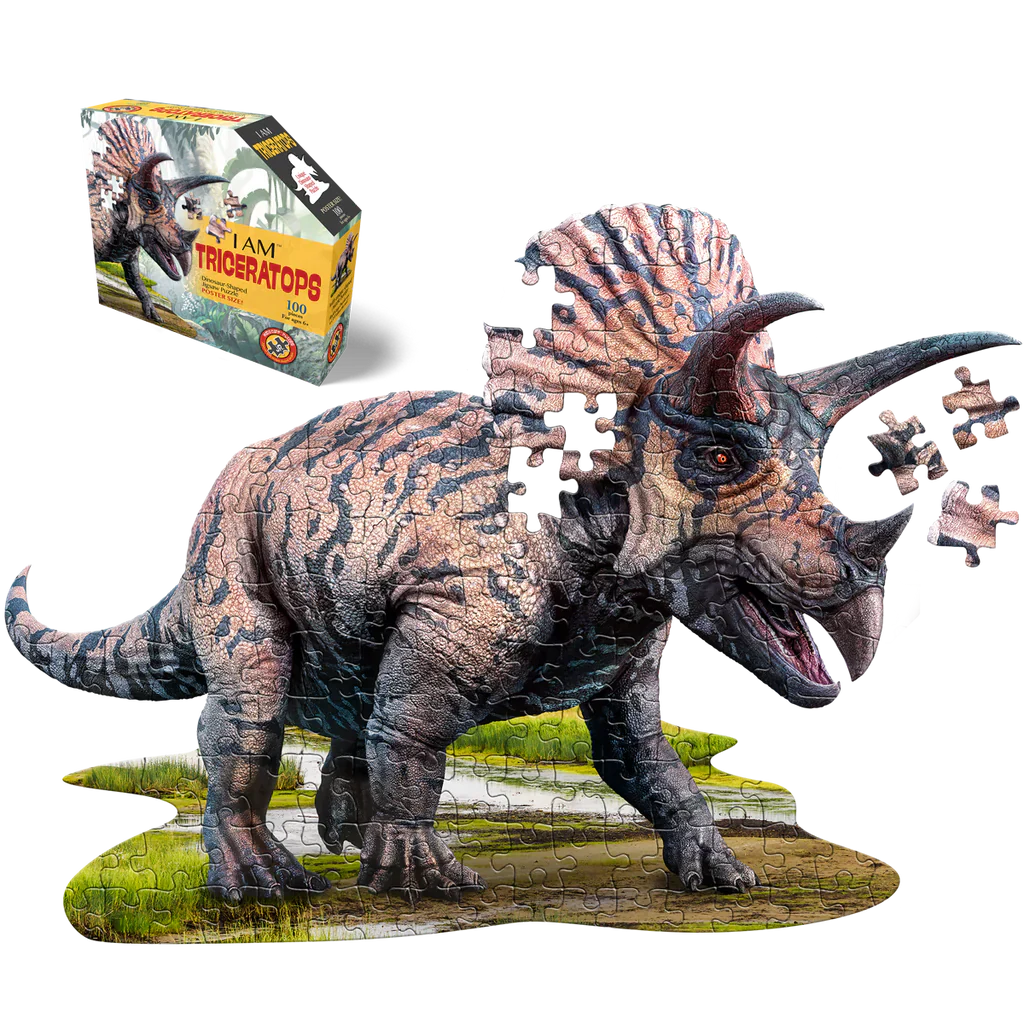 Puzzle - I am Tricératops