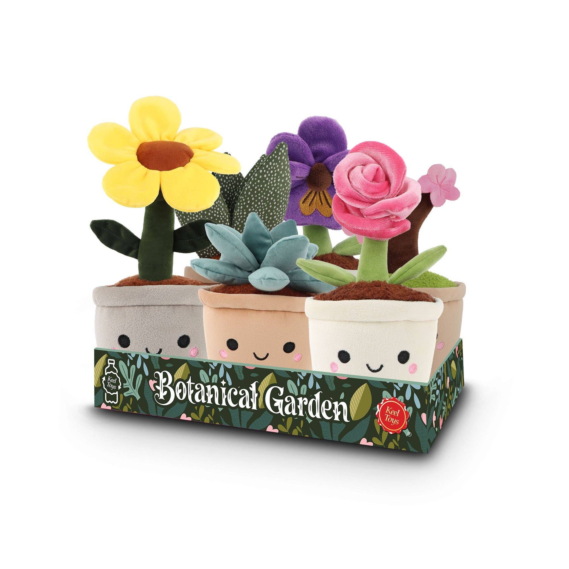 Peluches Jardin Botanique Keeleco 25 cm – 6 modèles