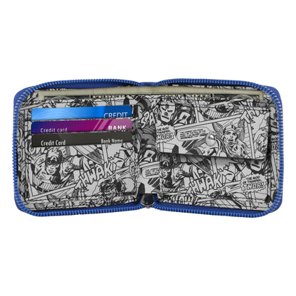Portefeuille Man Zip Marvel Captain America « Star »