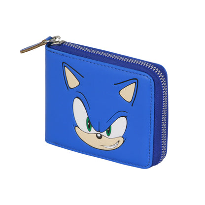 Portefeuille Man Zip Sonic the Hedgehog « Face »