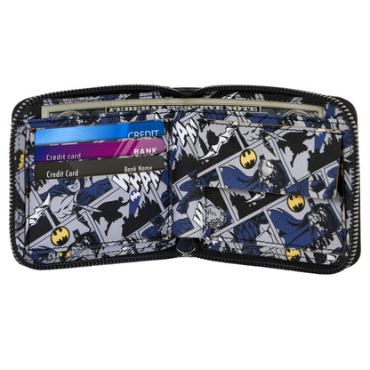 Portefeuille homme zippé DC Comics Batman « Bat »