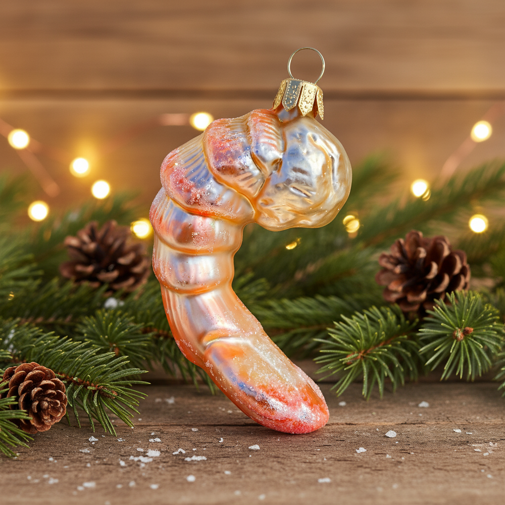 Shrimp Christmas Ball