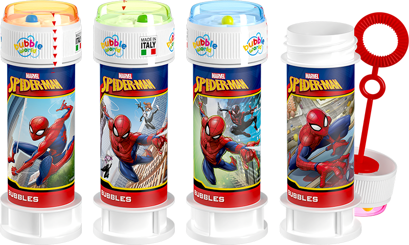Marvel Spider-Man Bubble Kit – Display of 36 x 60ml bottles