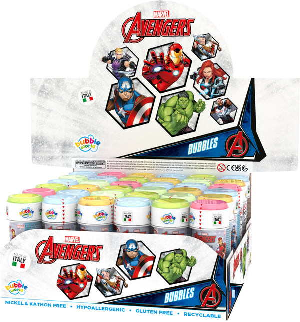 Marvel Avengers Bubble Blower Set – Display 36 x 60ml bottles