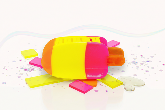 Pince à cheveux Glace néon