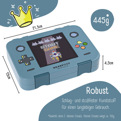Kids' lunch box with compartments, lunchbox, bento box - Game