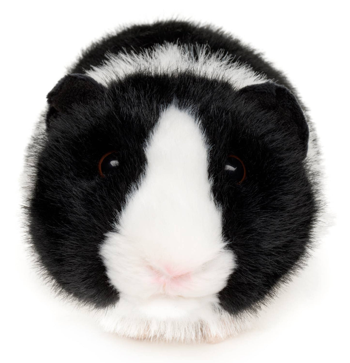 Peluche cochon dinde noir et blanc