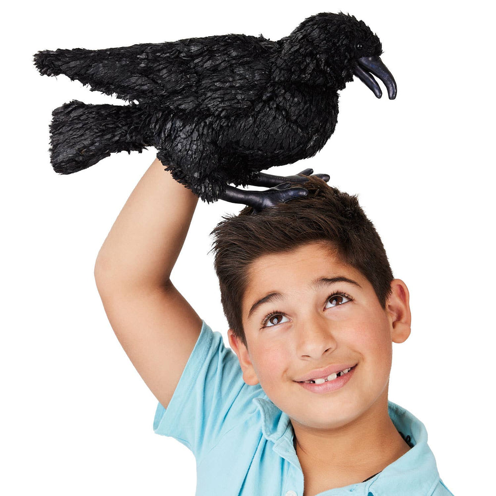 Marionnette à Main Corbeau