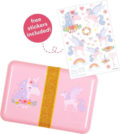 Boîte à Goûter et Déjeuner - Licorne