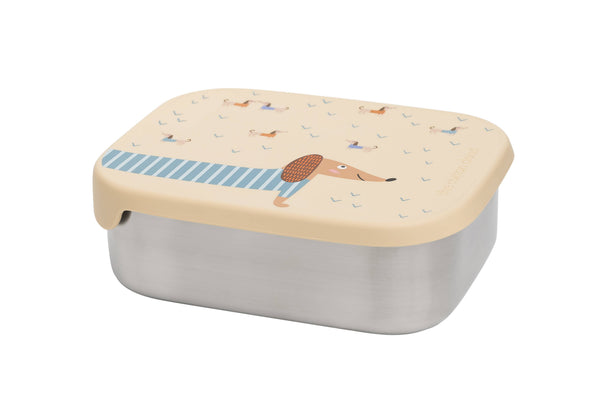 Stainless Steel Lunch Box with Compartments for Children - Dachshund