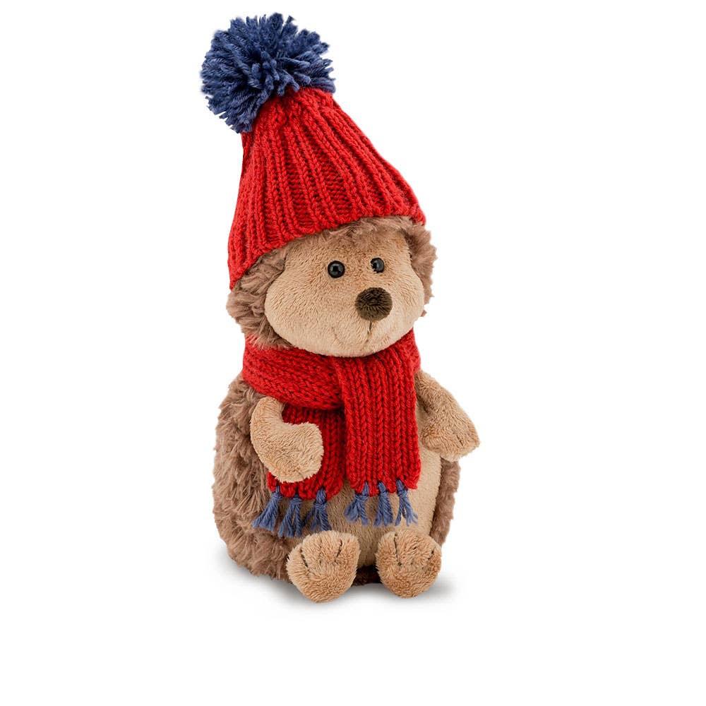 Prickle Hedgehog Plush with Red Hat 15 cm