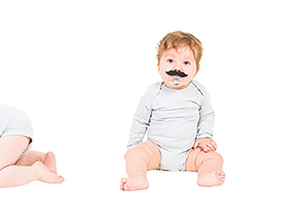 Black Mustache Pacifier