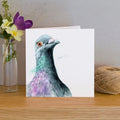 Grußkarte Aquarelle Pigeon