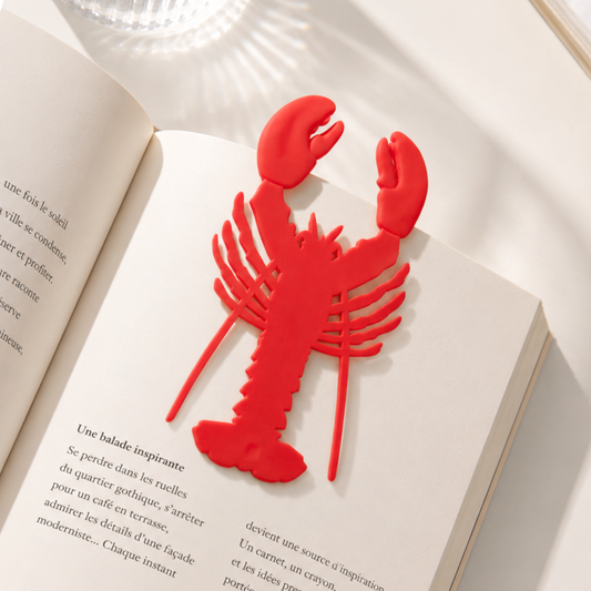 Marque-page Homard Rouge