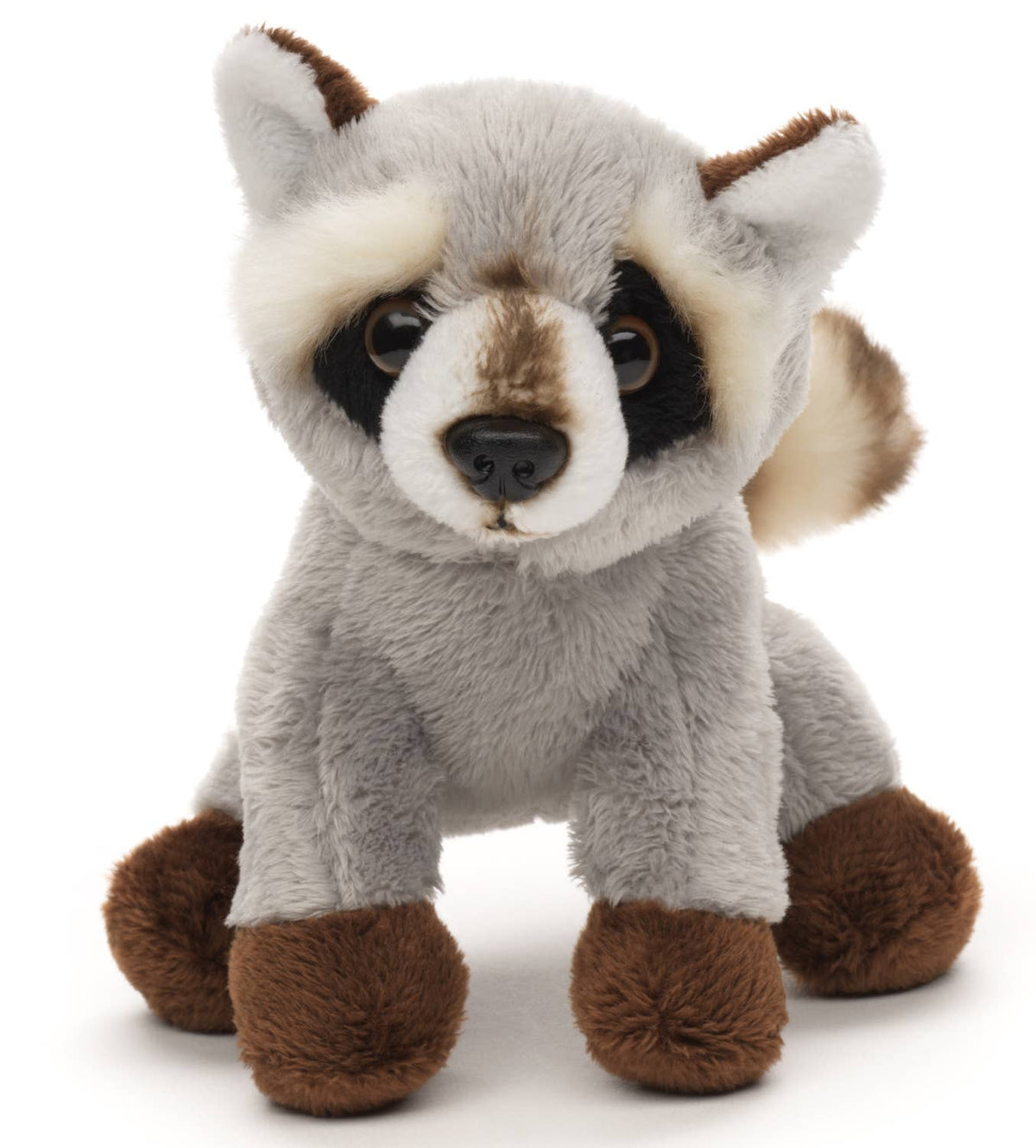 Peluche raton laveur grise uni