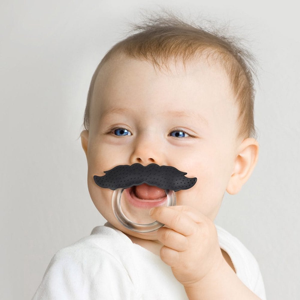 Mustache Teething Ring