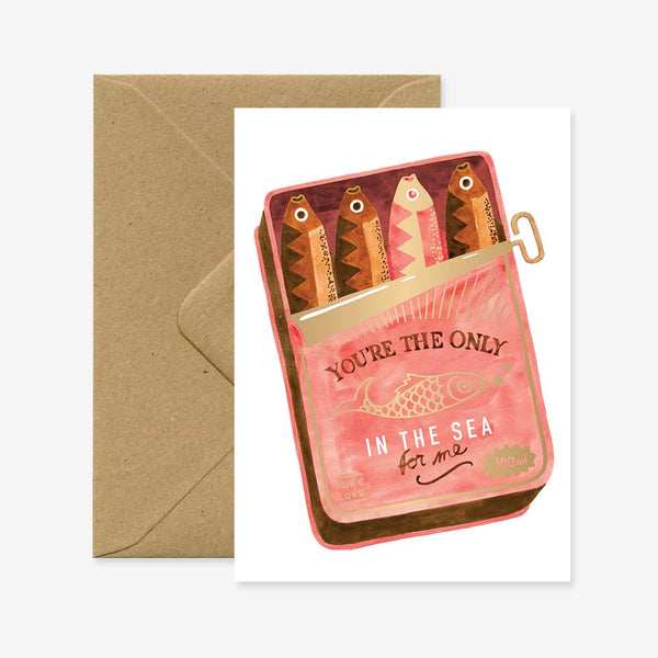 Fish in the sea - Greeting card
