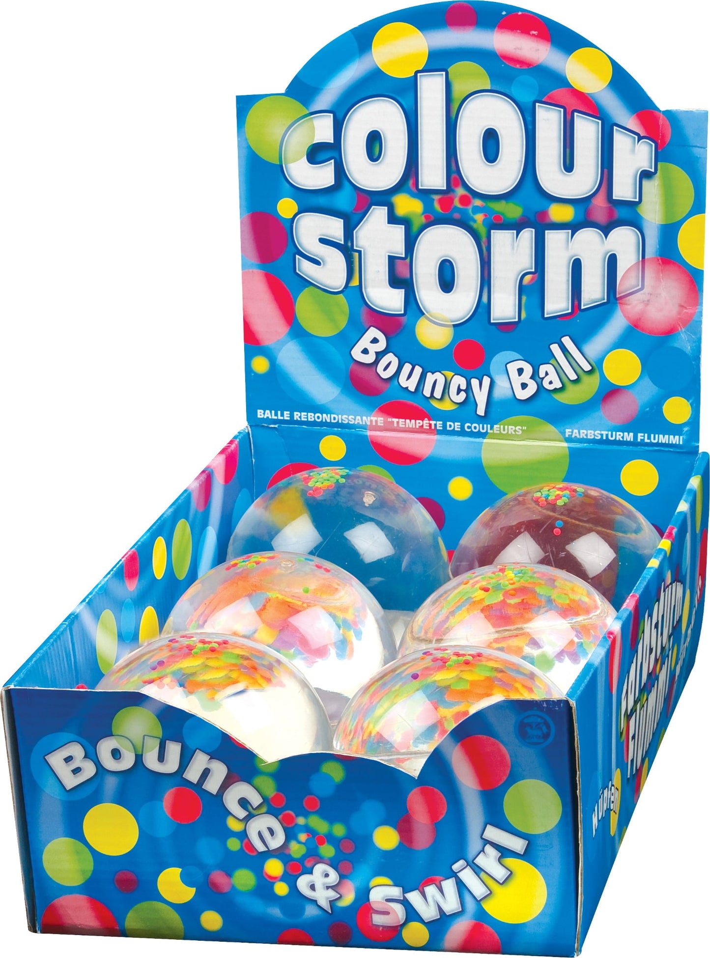 COLOR STORM BOUNCY BALL