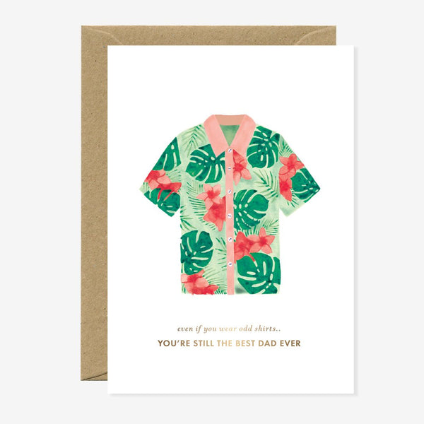 Odd shirt - Carte de voeux Fête des pères