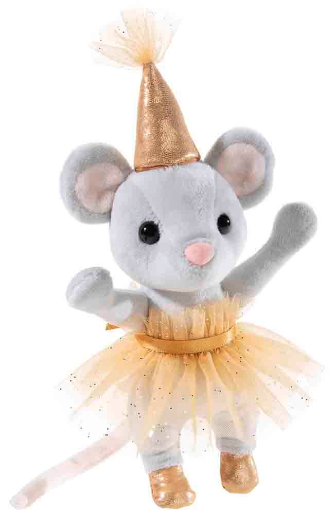 Partymaus Plüschmaus (3 mögliche Outfits) - 18 cm