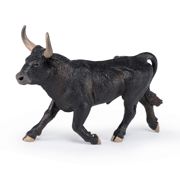 Figurine Taureau Camarguais Papo - animal de la ferme