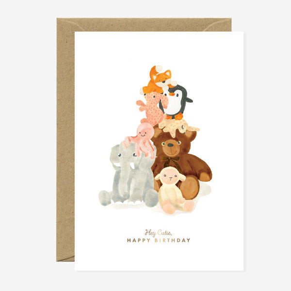 Comforter - Greeting Card - Gold Foil