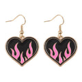 Boucles d'oreilles Cœur Ardent