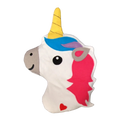Coussin Chauffant Tête de Licorne Câline