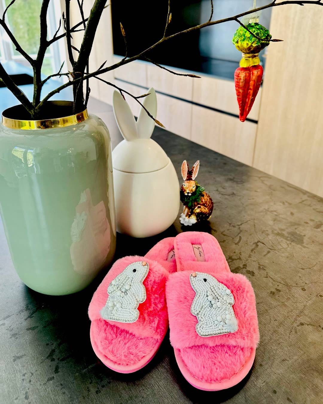 Hanging decoration carrots 