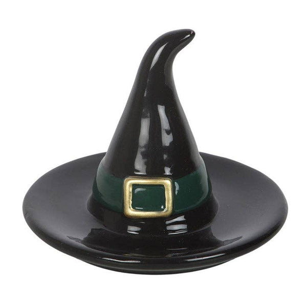 Black witch hat trinket dish for Halloween
