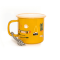 Mug en émail Roadtyping « Camp Stuff » – 350 ml