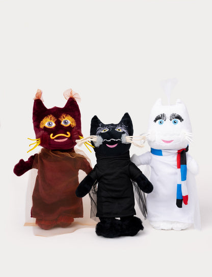 Trio de Peluches Sommarskuggan et Ses Amis