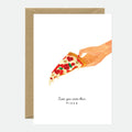 Love You Pizza - Carte de Voeux