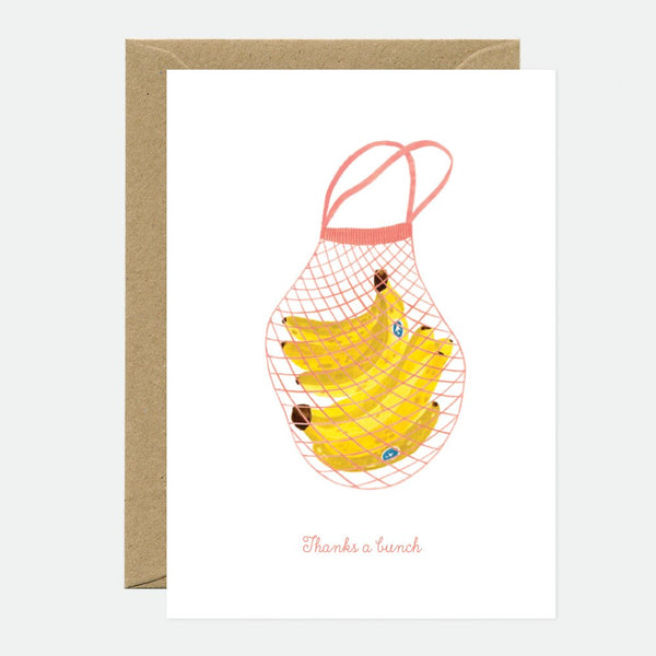 Thanks a bunch bananas - Carte de remerciements