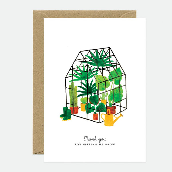 Mini greenhouse - Carte de remerciements