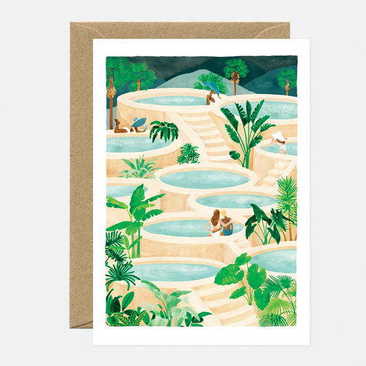 Natural Spa - Greeting Card