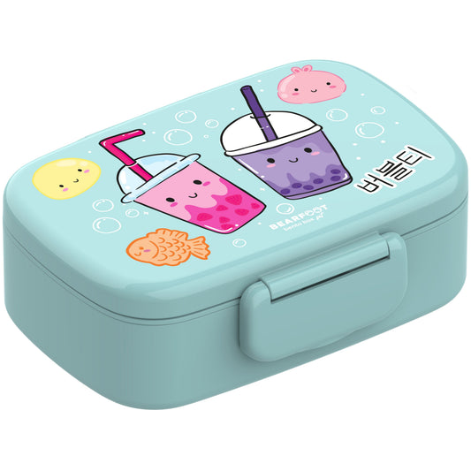 Kids' Bento Box with Compartments, Leakproof - BubbleTea, Mint