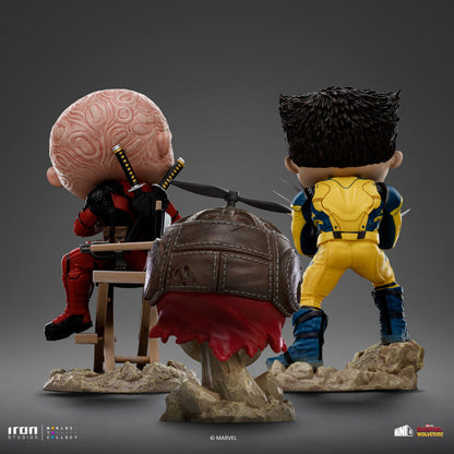 Deadpool, Wolverine and Headpool Statue - Deadpool & Wolverine - Minico - Iron Studios
