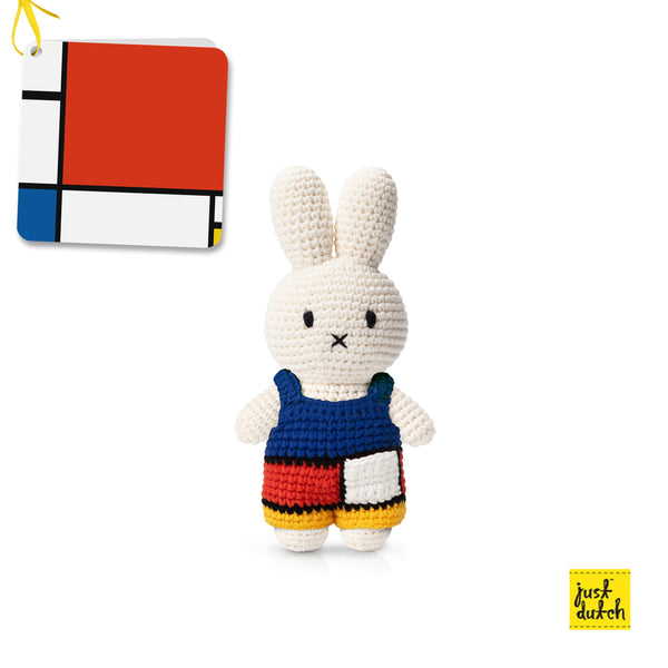 Peluche en Crochet Lapin Miffy - Salopette Multicolore
