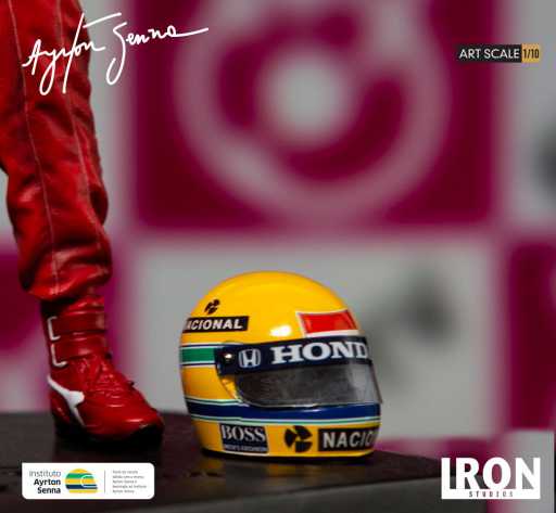 Ayrton Senna 1988 Japan GP Statue - Art Scale 1/10 - Iron Studios