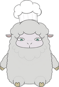 Peluche Sheep Cook Plush (9in)